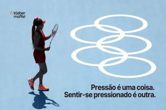 Pressão é uma coisa. Sentir-se pressionado é outra.